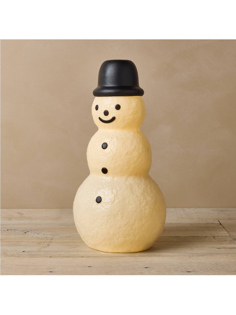 New JOHN DERIAN 14” Snowman Lit Blow Mold Holiday Christmas Decor NWT